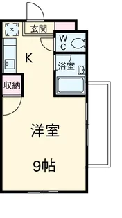 キャスティルⅢ【206号室】の間取り