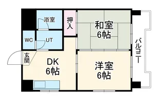 サンライズマンション【2階】の間取り