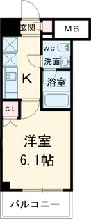 リヴシティ綾瀬WEST【8階】の間取り