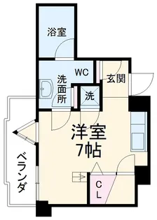 SK BUILDING-5【5C号室】の間取り