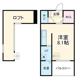 ハイツLLH【2階】の間取り