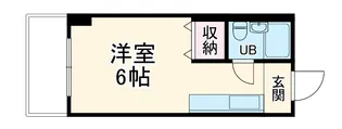 アドラシオン橋本【6階】の間取り