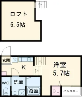 Stage名駅【1階】の間取り
