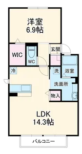 エーデルワイス苗代 【2階】の間取り