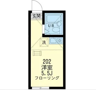 ユナイト寺前コーラルコースト【2階】の間取り