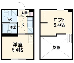 レイズ橋本【2階】の間取り