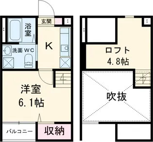 プレジール 黄金(プレジールコガネ)【1階】の間取り