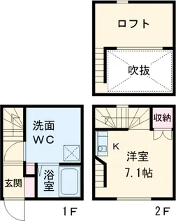 Lisiere【B号室】の間取り