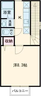 アムールK’sハウス【2階】の間取り