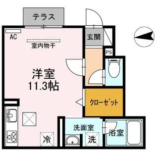 パストラル B棟【103号室】の間取り