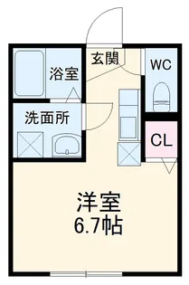 メイプルリーフ【2階】の間取り