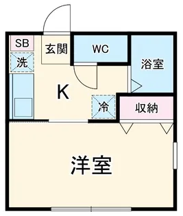 ピアレス相模原【1階】の間取り