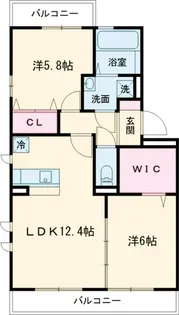 プランドールB【3階】の間取り
