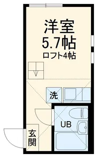 ユナイト野島アレッサンドロ【2階】の間取り