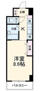 willDo稲永【605号室】の間取り