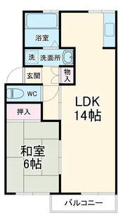 グリーンハイツ福寺【2階】の間取り