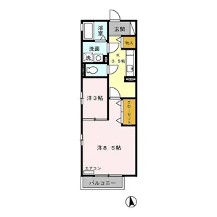 ハーモニー【1階】の間取り