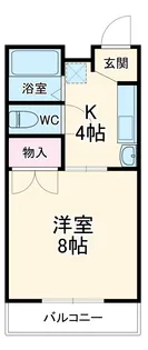 ホワイトピア岩崎【1階】の間取り