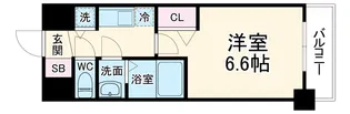 プレサンス名古屋STATIONフレア【11階】の間取り