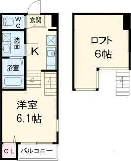 中村ミッドタワー31F【103号室】の間取り