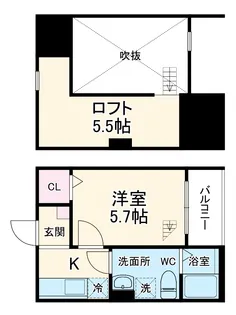 CASABLANCABIJIOU【2階】の間取り