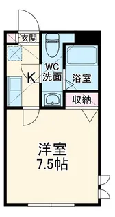 セントヴィレッジⅡ【1階】の間取り