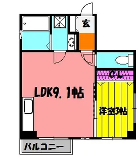 シルフィード【1階】の間取り