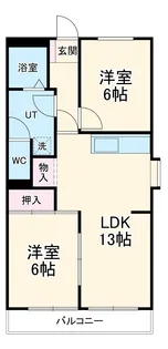 サニーハイツKITO【301号室】の間取り