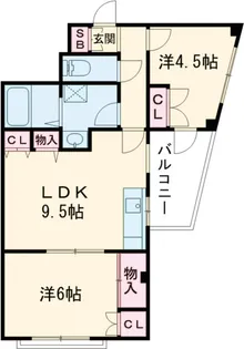 RSメゾン四季【3階】の間取り