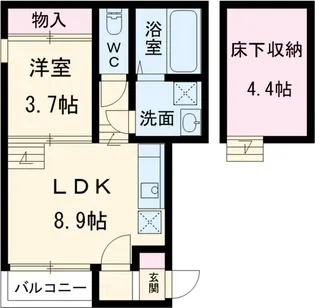 Sun MarieⅡ【1階】の間取り