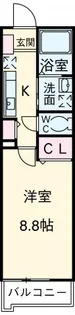 willDo太閤通【2階】の間取り
