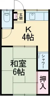 静和荘【203号室】の間取り