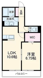 ウエストヴァリー橋本【102号室】の間取り