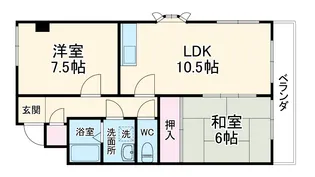 ペアシティーⅠ【3階】の間取り