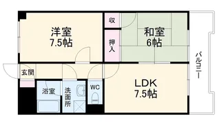 ペアシティー Ⅱ【2階】の間取り