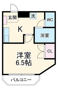 本陣通ビル【4A号室】の間取り