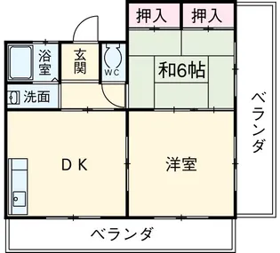 メゾン並木【302号室】の間取り