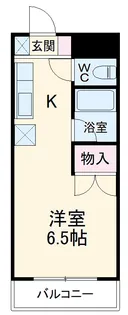 第一ビューハイツ兄山【5階】の間取り