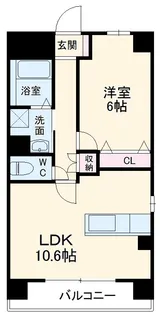 トパーズ【201号室】の間取り