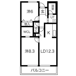 アークステージⅠ【4階】の間取り