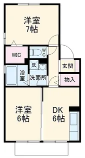 ヴィラ・ルージュ【2階】の間取り