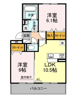アリエッタ【2階】の間取り