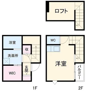 ザ・レジデンス原【206号室】の間取り