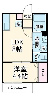 CASA MEDIO【2階】の間取り