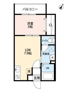 ウエストンヴィラ塩池【303号室】の間取り