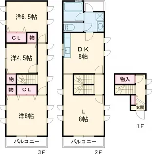 グランマ【201号室】の間取り