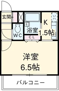 エントピア鳥居西【5階】の間取り