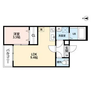 Prima黄金【2階】の間取り