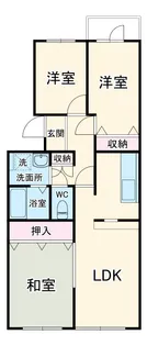 第六サンハイツ大森【201号室】の間取り