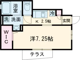 あすか小岩【1階】の間取り